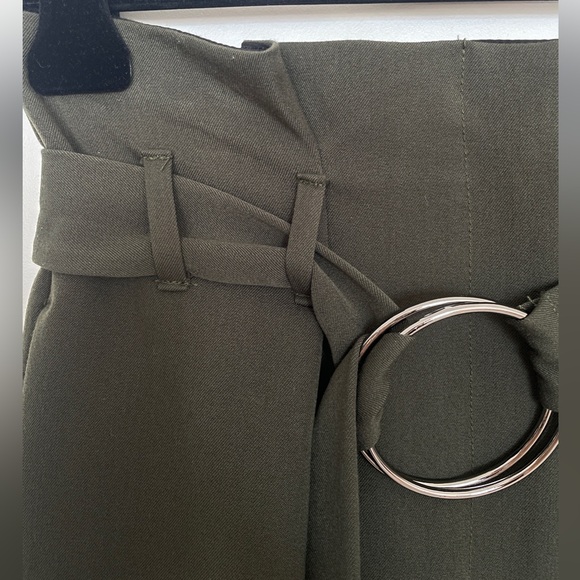 Allen Schwartz Tapered Wide-Leg Pants with Belt - Picture 4 of 7